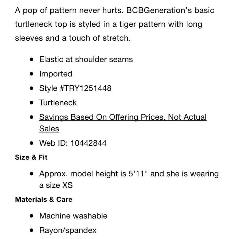 BCBGeneration Vibrant Orange Patterned Long Sleev… - image 8